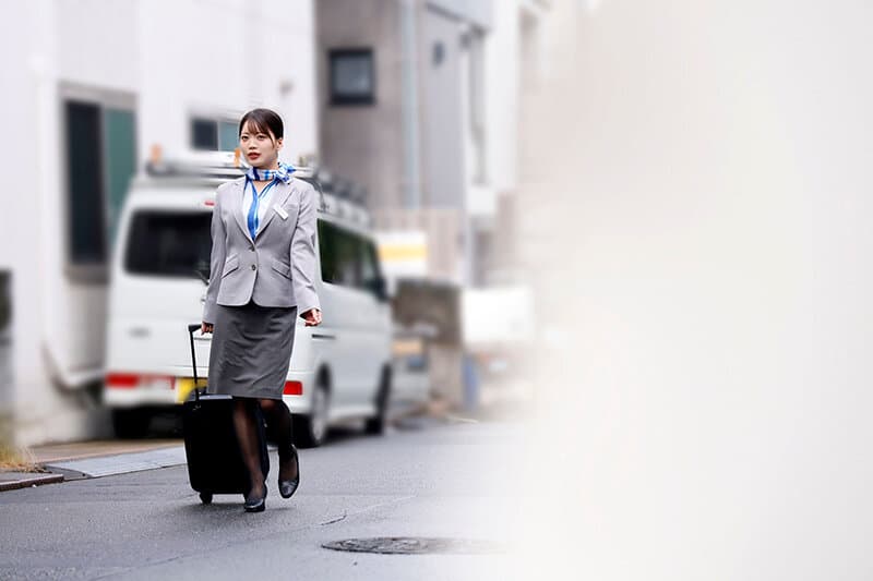 狭いオマンコの美女CAさんのこねくりSEX-15