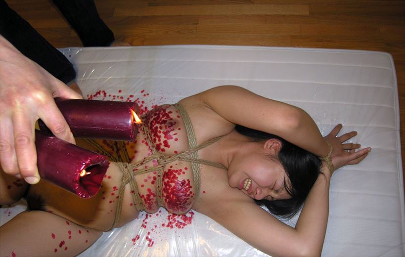 蝋燭責め-4