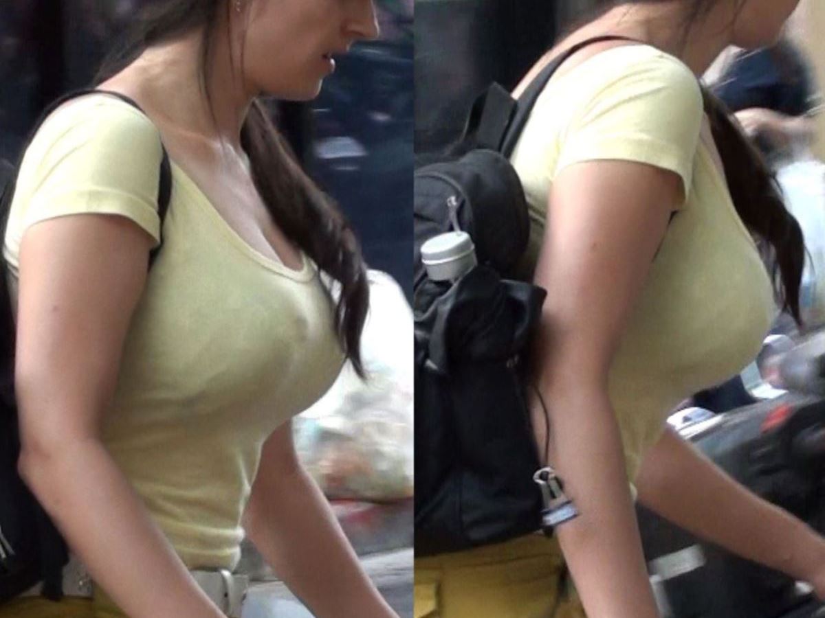 パツパツの着衣巨乳-3