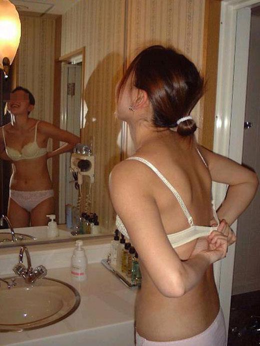 素人の生着替え-3