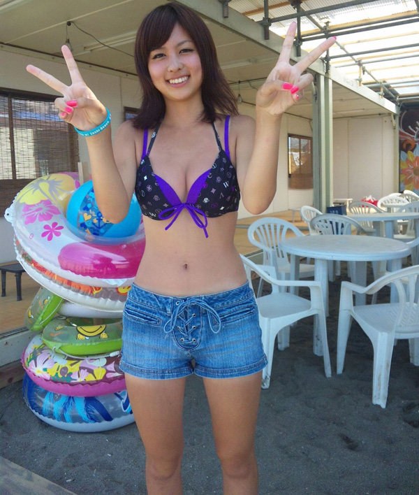 エロい素人の水着-3