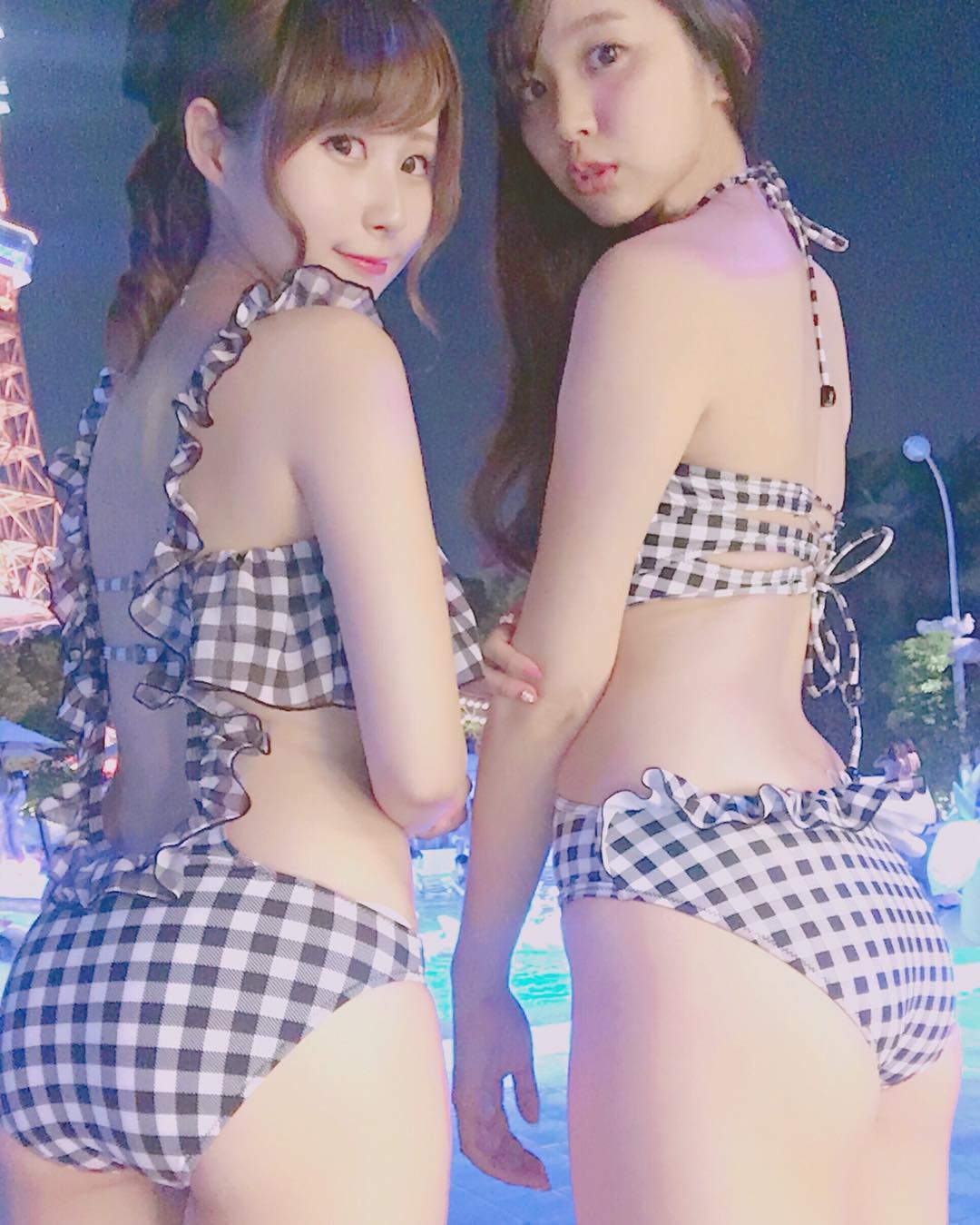 美乳素人の水着-8