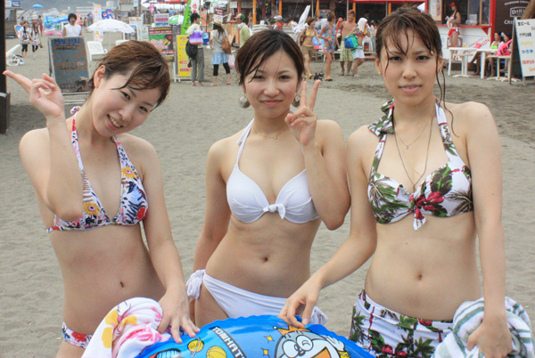 美乳素人の水着-9