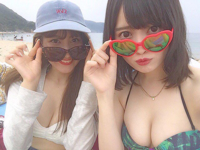 美乳素人の水着-15