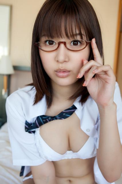 セクシーなメガネ女子-8