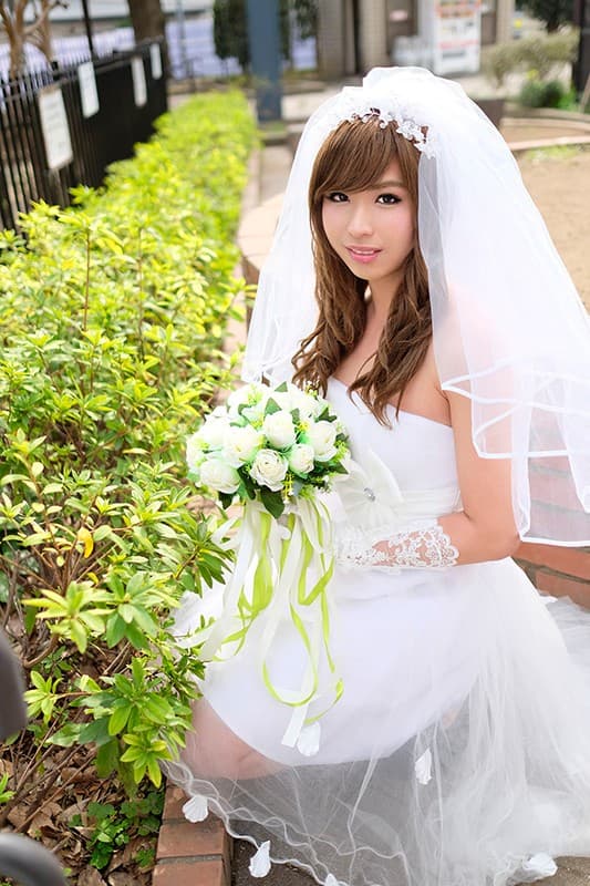 花嫁姿のM奴隷-7