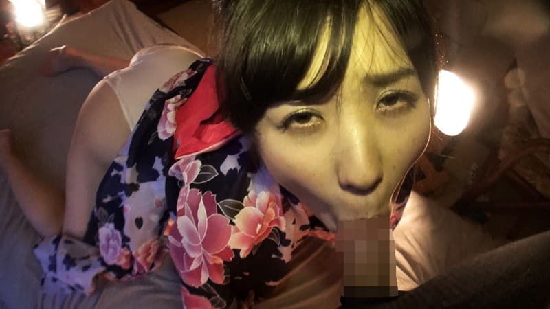 カワイイ浴衣で汗だく着衣SEX-12
